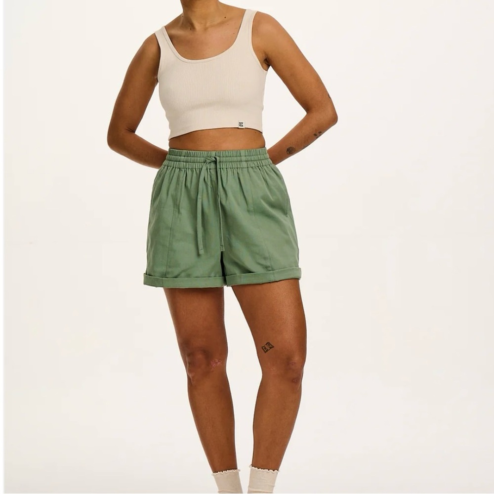 Lucy & Yak Sage High Waist Shorts